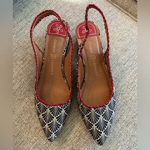 Super cute Chinese Laundry sling-back shoes